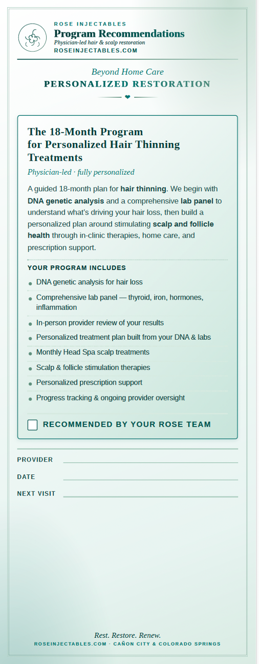 18-Month Program recommendations